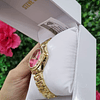 RELOJ STEVE MADDEN DORADO CON ROSADO MEDIANO