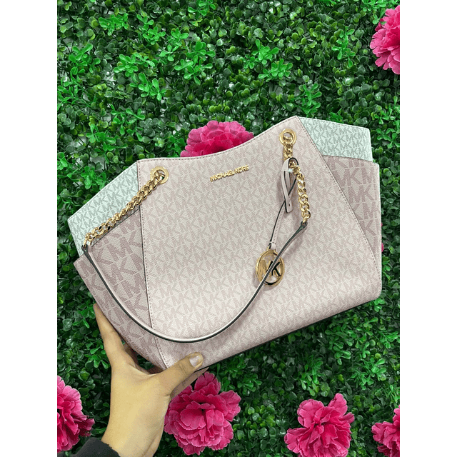 CARTERA MK ROSADA TIPO BESO