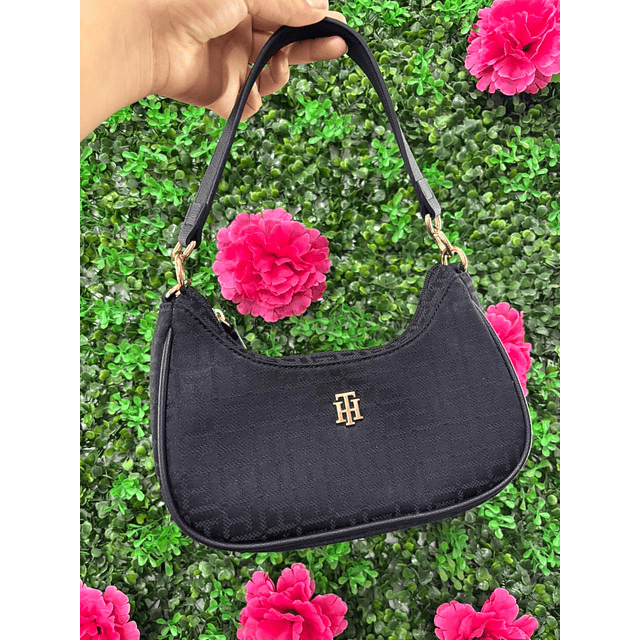 CARTERA TOMMY HILFIGER LUNA NEGRA