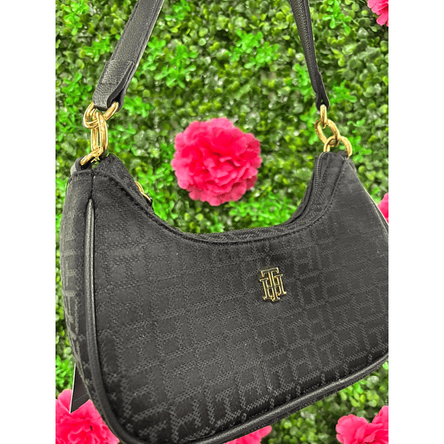 CARTERA TOMMY HILFIGER LUNA NEGRA