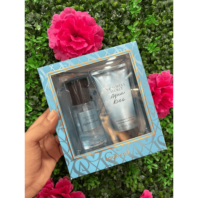 SET AQUA KISS 75 ML FRAGANCIA + CREMA