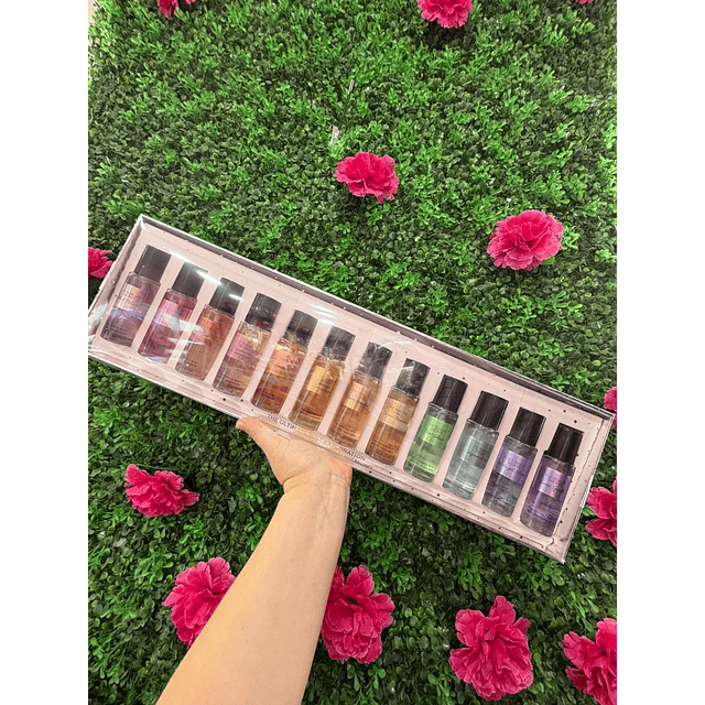 SET 12 FRAGANCIAS VS 75 ML