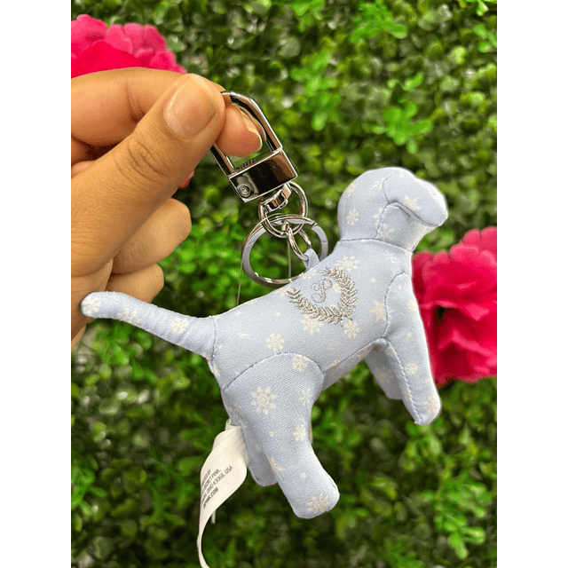 LLAVERO PINK PERRITO CELESTE