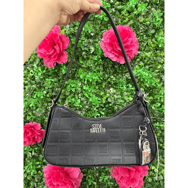 CARTERA STEVE MADDEN NEGRA DE HOMBRO