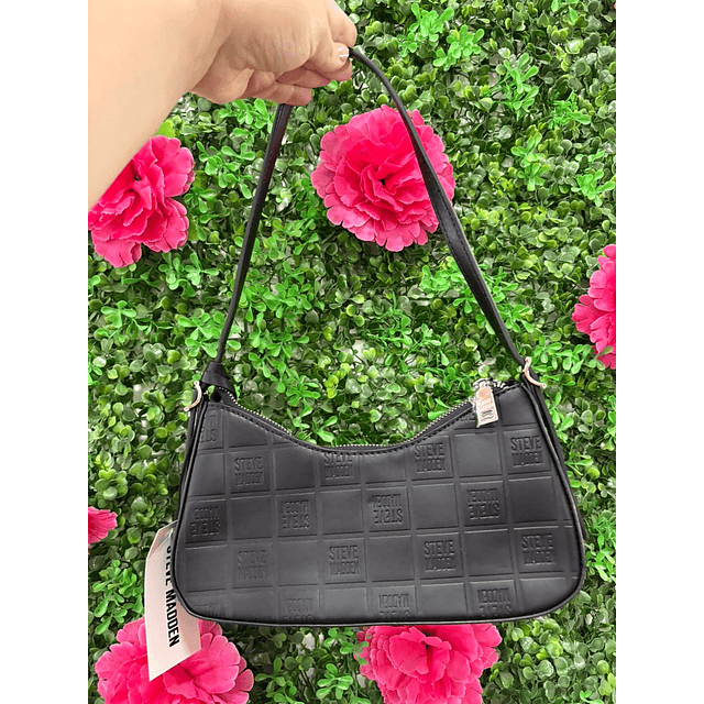 CARTERA STEVE MADDEN NEGRA DE HOMBRO
