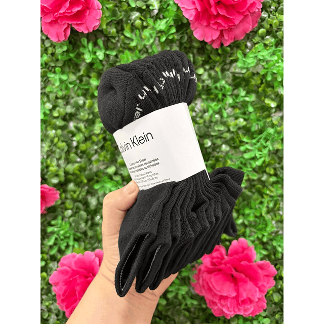 CALCETINES CK NIÑOS NEGROS