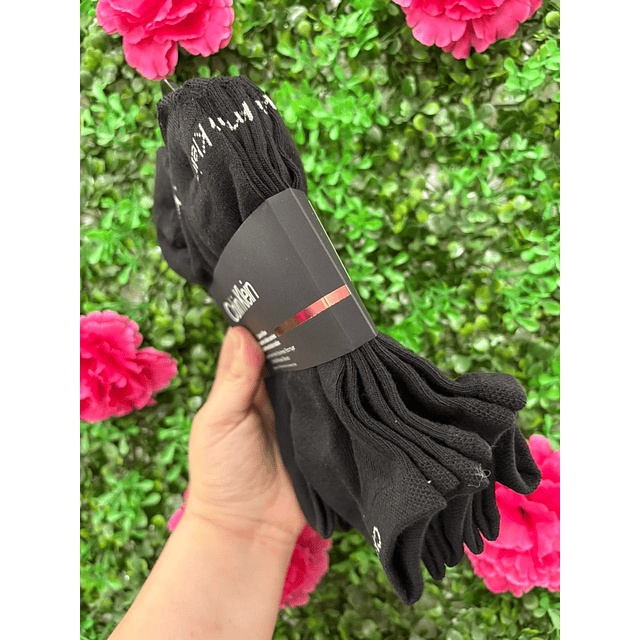 CALCETINES CK MUJER NEGROS TALLA ÚNICA