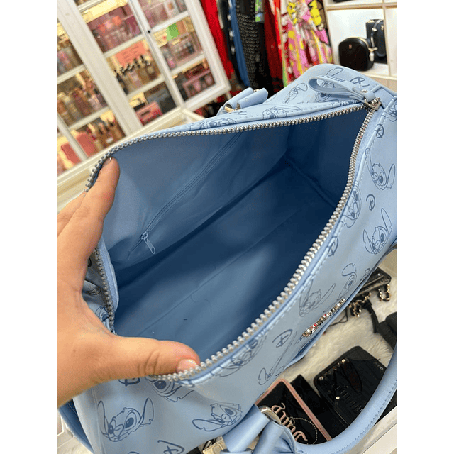 BOLSO DISNEY STITCH CELESTE