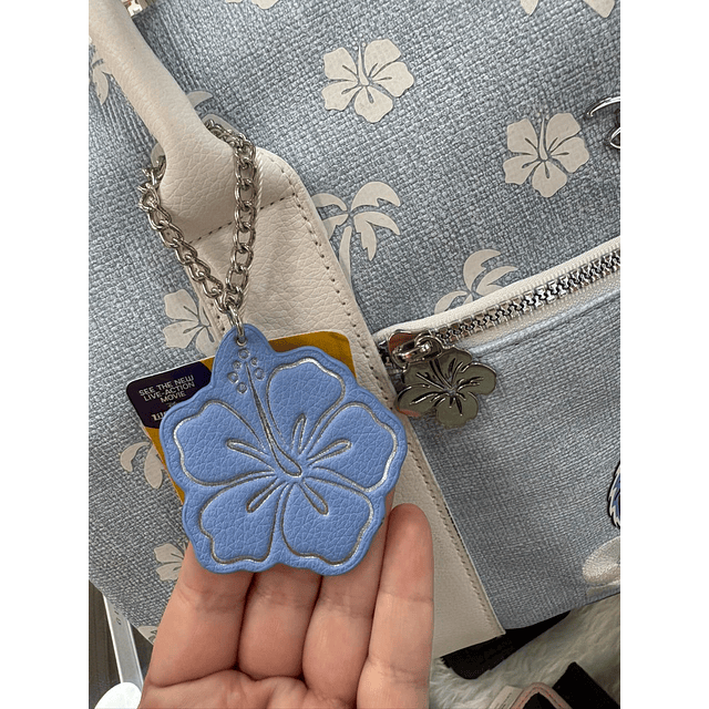 BOLSO DISNEY STITCH DE TELA CELESTE CLARO