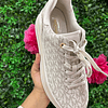 ZAPATILLAS MK VAINILLA CON PLATAFORMA NRO 39