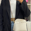 CROSSBODY MK OVALADO VAINILLA