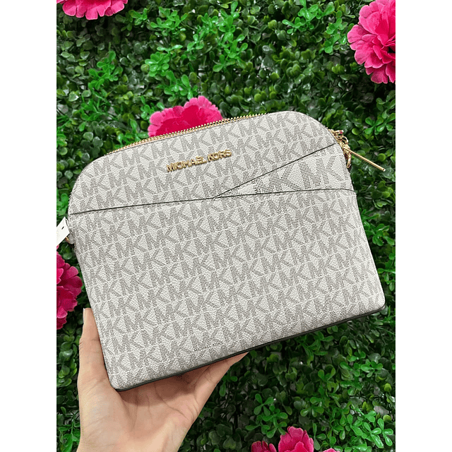 CROSSBODY MK OVALADO VAINILLA