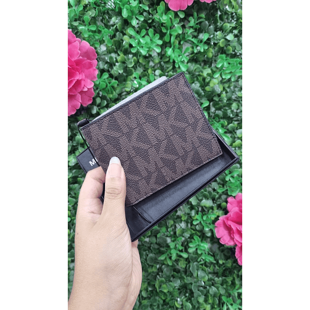 BILLETERA MK CAFÉ HOMBRE