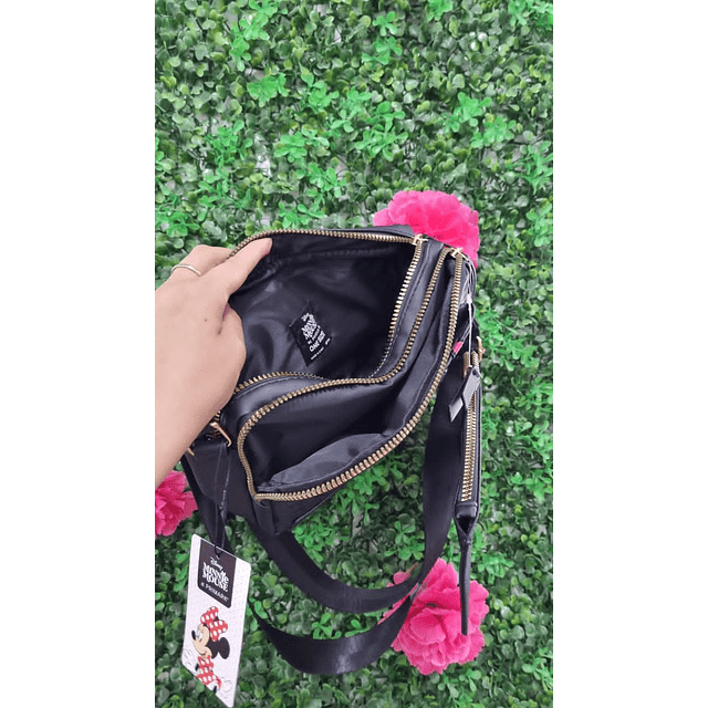 CROSSBODY MINNIE NEGRO + COSMETIQUERO