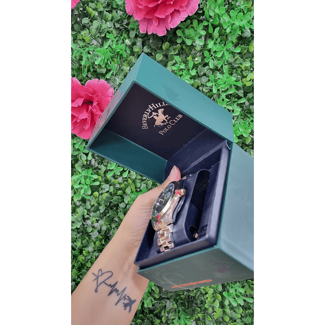 RELOJ POLO CLUB CAJA VERDE