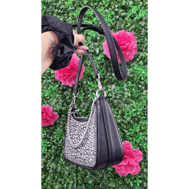 MINI LUNA MK NEGRA CON BRILLOS