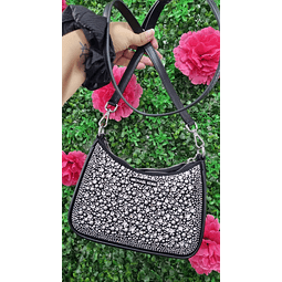 MINI LUNA MK NEGRA CON BRILLOS