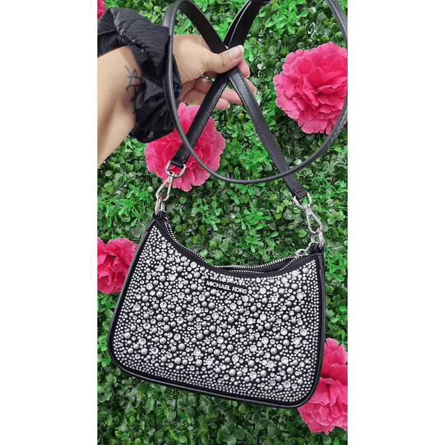 MINI LUNA MK NEGRA CON BRILLOS