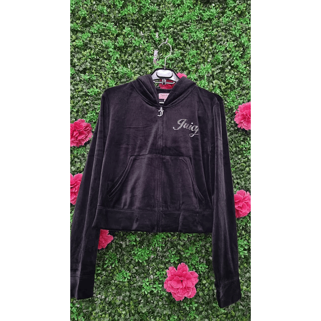 BUZO JUICY NEGRO TALLA L MODELO 2