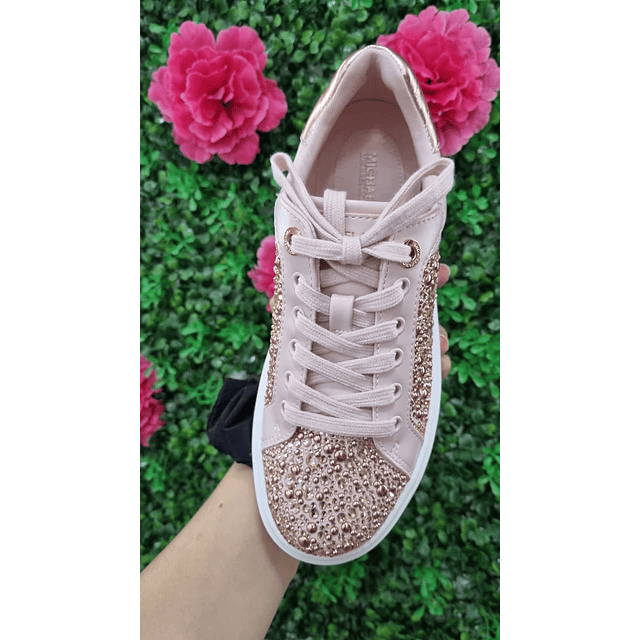 ZAPATILLAS ROMEY ROSA C/BRILLOS 36.5