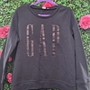 CONJUNTO POLERON+PANTALON GAP NEGRO TALLA M