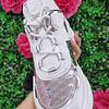 ZAPATILLA OLYMPIA PLATEADA NRO 6