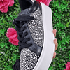 ZAPATILLAS ROMEY NEGRAS C/BRILLOS NRO 38