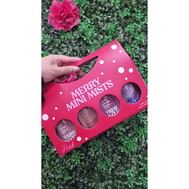 SET PINK 4 MINI FRAGANCIAS 75ML