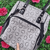 PAÑALERA GUESS ESTILO MOCHILA GRIS