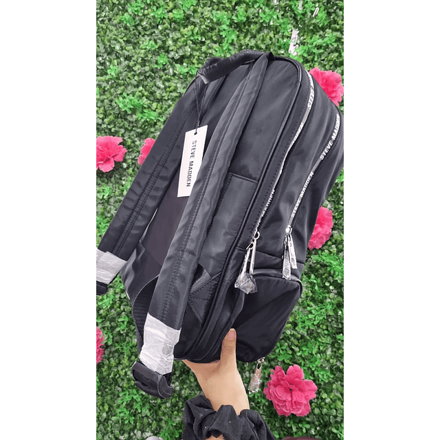 MOCHILA STEVE MADDEN NEGRA XL