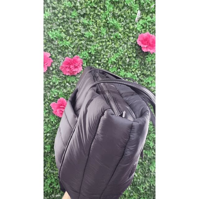 BOLSO ACOLCHADO NEGRO STEVE MADDEN+MONEDERO