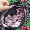 CARTERA LUNA JUICY NEGRA DOBLE CORREA