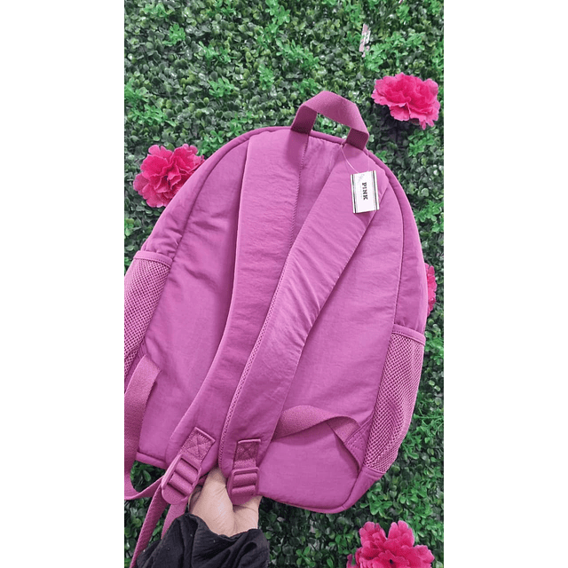 MOCHILA PINK ROSADA ACOLCHADA