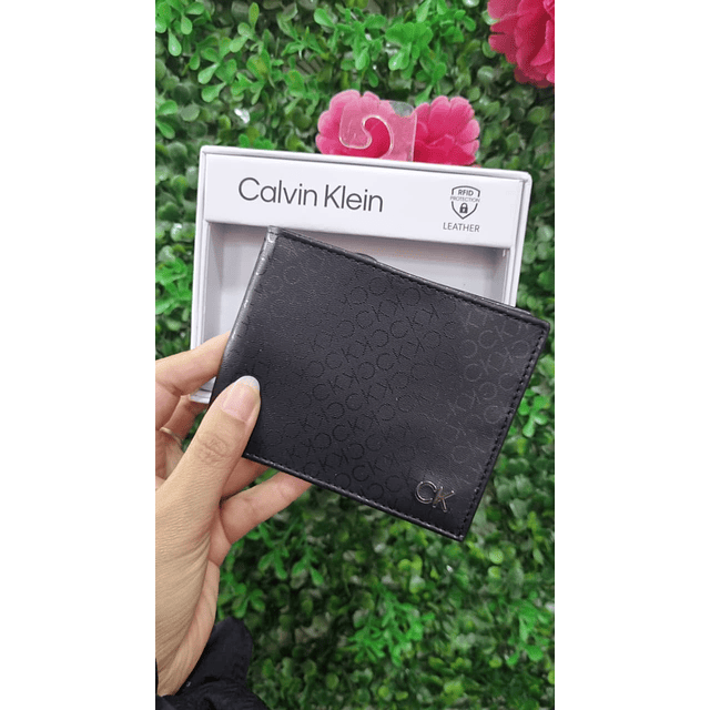 BILLETERA CK MUCHOS CK NEGROS