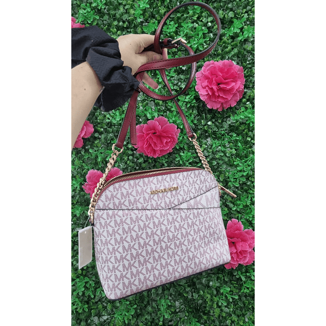 CROSSBODY MK CORREA ROJA OVALADO