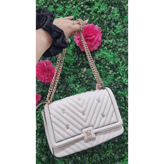CROSSBODY VS MEDIANO BEIGE CON TAPA