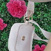 CARTERA JUICY BLANCO CON TAPA + MONEDERO