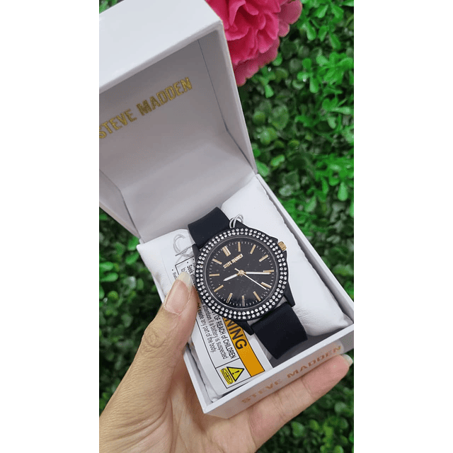 RELOJ STEVE MADDEN NEGRO