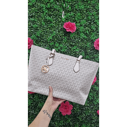 TOTE MK VAINILLA CIERRE Y 2 BROCHES