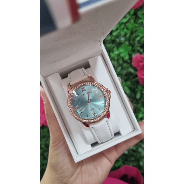 RELOJ U.S. POLO ASSN MUJER - CORREA BLANCA