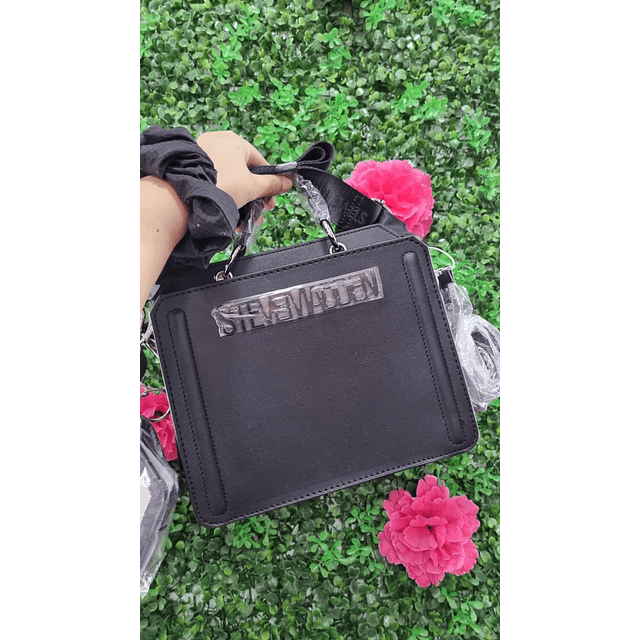 CROSSBODY STEVE MADDEN CUADRADO CLÁSICO + TARJETERO