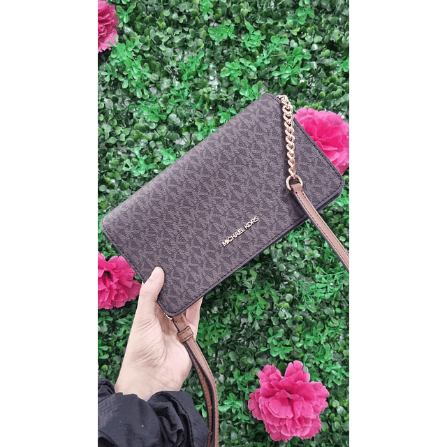 CROSSBODY MK CAFÉ CON TAPA