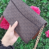 CROSSBODY MK CAFÉ CON TAPA
