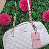 CARTERA JUICY BLANCA MUCHOS ROMBOS