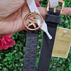 CINTURON MK DOBLE NEGRO/MONOGRAMO TALLA L