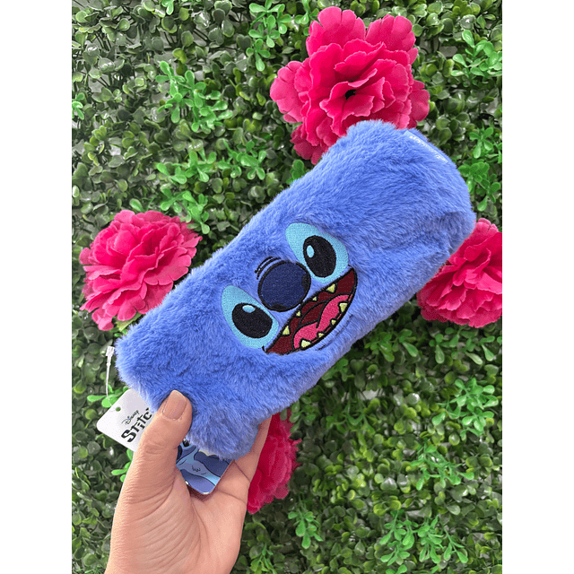 ESTUCHE TUBO STITCH PELUDO