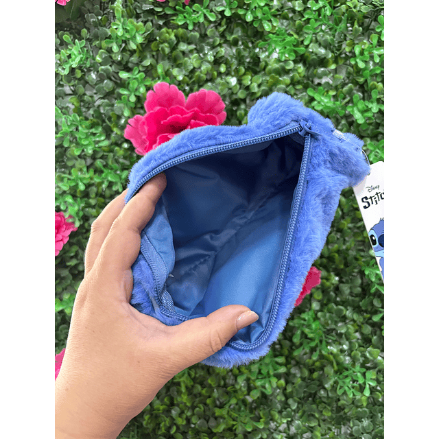 ESTUCHE TUBO STITCH PELUDO