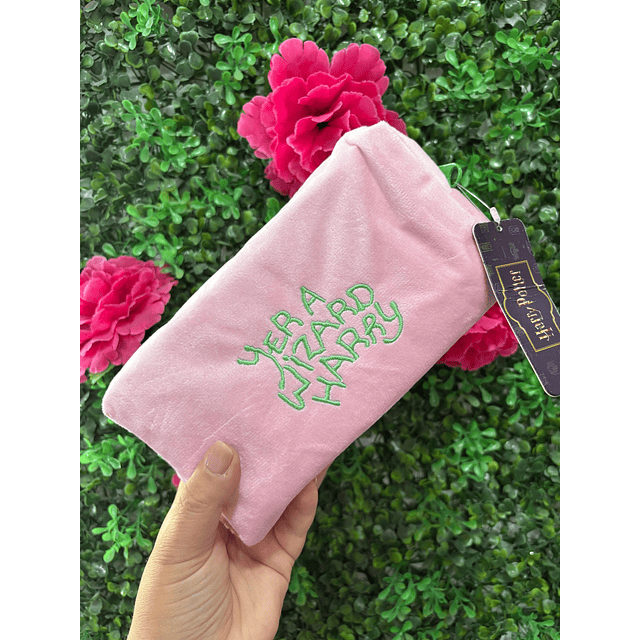 ESTUCHE RECTANGULAR HARRY POTTER ROSADO