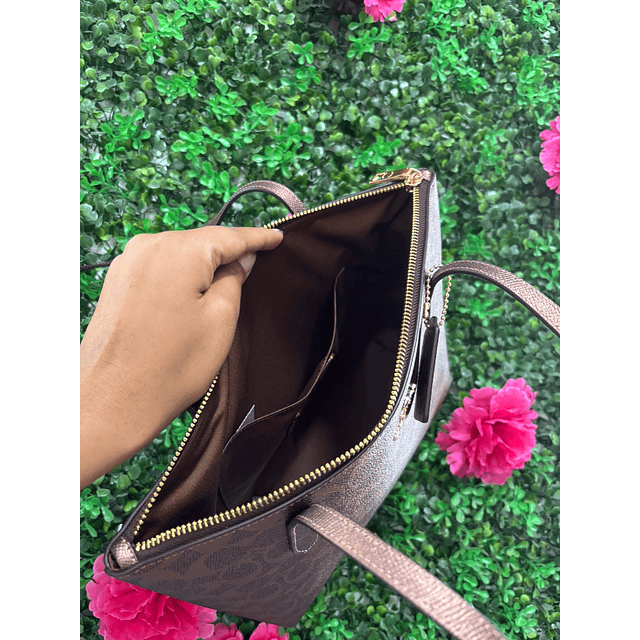 TOTE MEDIANO COACH CAFÉ