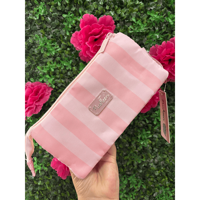 ESTUCHE CUÁDRUPLE PUSHEEN ROSADO